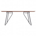 Matbord \'Houston\' - Brunt/Svart 180x90cm