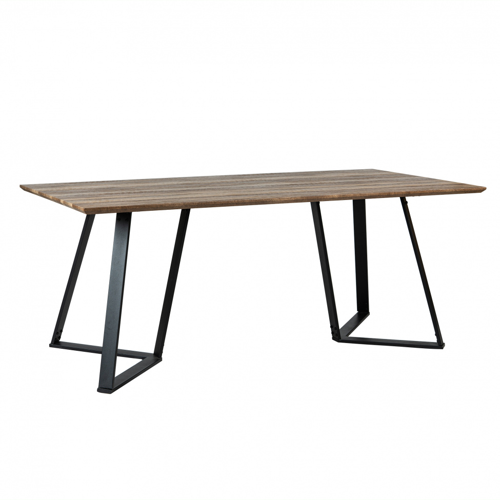 Matbord \'Calgary\' 180 x 90 CM - Svart/EK
