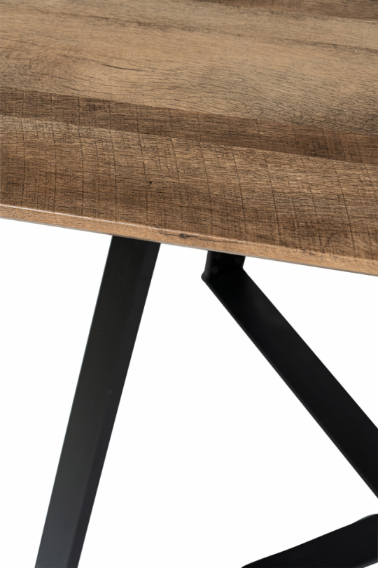 Matbord \'Calgary\' 180 x 90 CM - Svart/EK