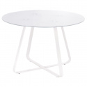 Runt matbord \'Looper\' Ø115 CM - Vit