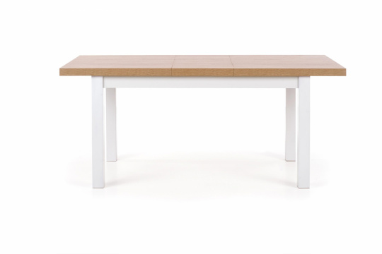 Matbord \'Tiago\' 140-220 x 80 CM - Vit, Ek
