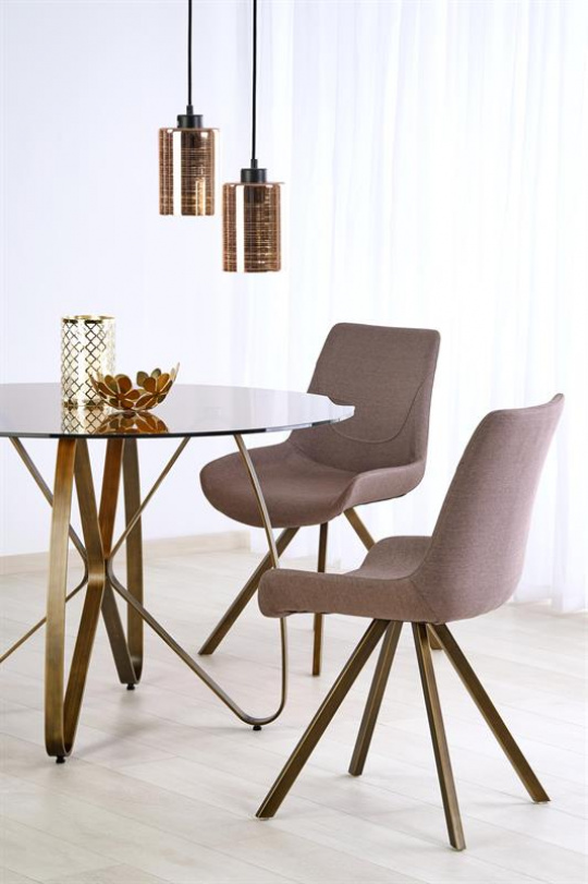 Matbord \'Levanzo\' 120 cm - Brun / Antik