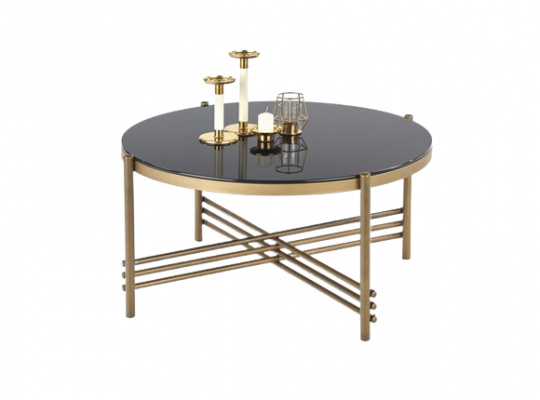 Soffbord \'Mare\' - Svart / Guld
