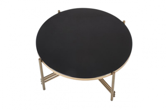 Soffbord \'Mare\' - Svart / Guld