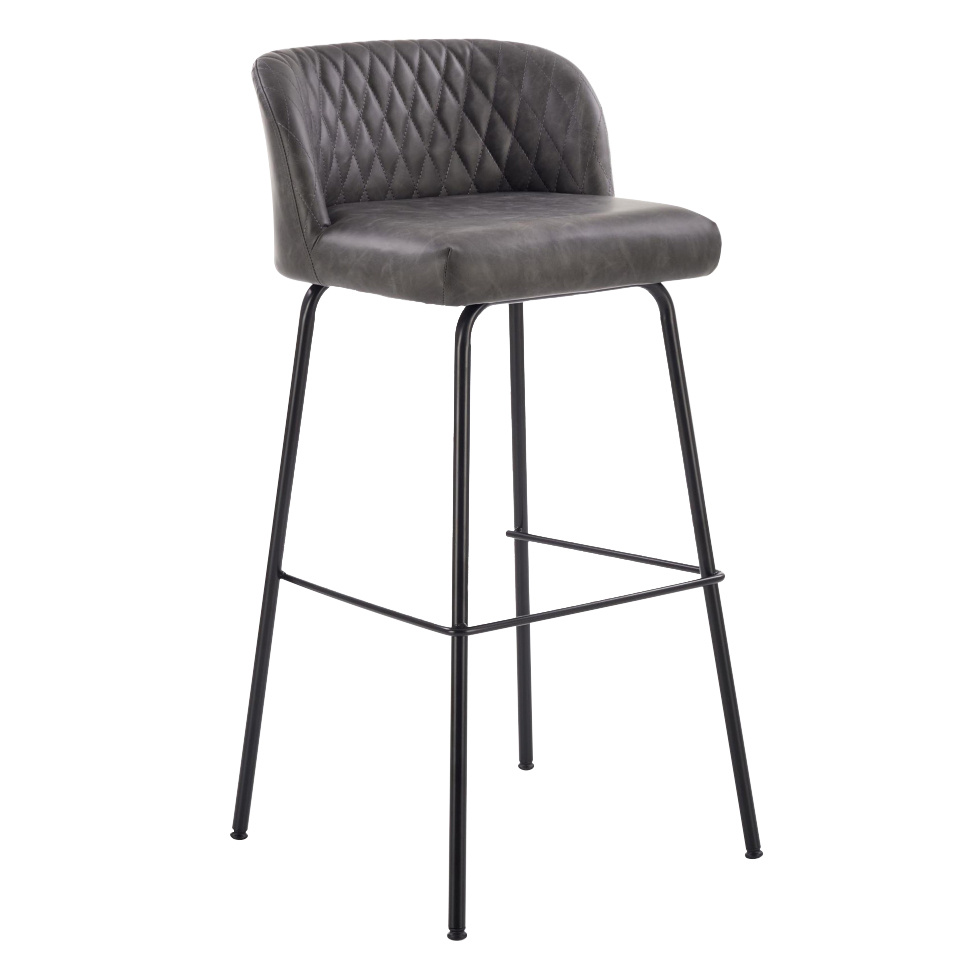 Barstol \'Piel\' - Gr/Svart