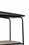 Hylla \'Genua\' - Ek/svart