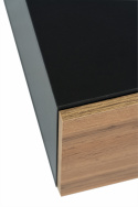 Tv-bänk \'Råg\' - Natur/Svart