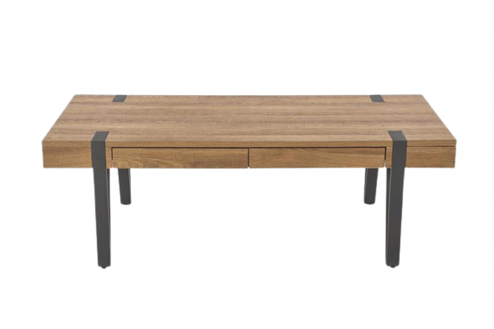 Soffbord \'Oaxen\' - Valnt / Svart