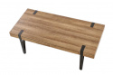 Soffbord \'Oaxen\' - Valnöt/Svart