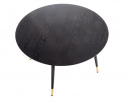 Matbord \'Noir\' Runt 120cm - Svart/Guld 