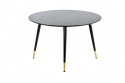 Matbord \'Noir\' Runt 120cm - Svart/Guld 