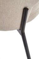 Stol \'Mieres\' - Beige/Svart