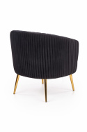 Fåtölj \'Black Velvet\' - Svart