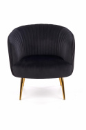 Fåtölj \'Black Velvet\' - Svart