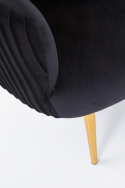Fåtölj \'Black Velvet\' - Svart