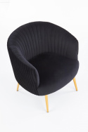 Fåtölj \'Black Velvet\' - Svart