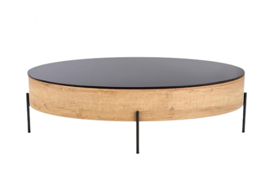 Soffbord \'Lindfors\' - Ek / Svart