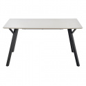 Matbord \'Barlog\' 140x80cm - Grå/Svart 