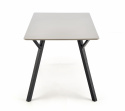 Matbord \'Barlog\' 140x80cm - Grå/Svart 