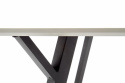 Matbord \'Barlog\' 140x80cm - Grå/Svart 