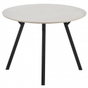 Matbord \'Barlog\' Runt 100cm - Grå/Svart 
