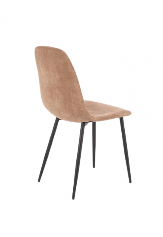 Stol \'Benito\' - Mrk beige / Svart