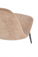 Stol \'Benito\' - Mörk beige / Svart