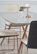 Matbord \'Barcano\' 160 x 90 CM - Brons/Grå