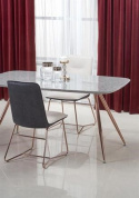 Matbord \'Barcano\' 160 x 90 CM - Brons/Grå