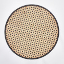 Sidobord \'Rattan\' - Natur/Svart