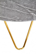 Matbord \'Bonello\' Runt 120cm - Guld/Grå 