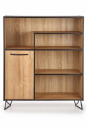 Bokhylla \'Halmar\' M - Natur/Svart