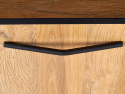 Bokhylla \'Halmar\' M - Natur/Svart
