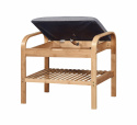 Skohylla \'Sandee\' 60cm - Ek/Grå