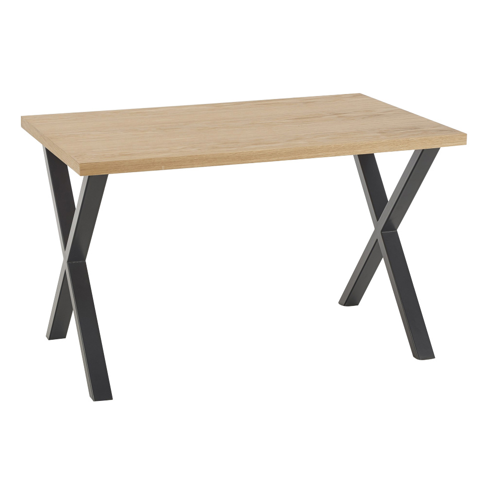 Matbord \'Apex\' 140 x 85 CM - Ek/Svart