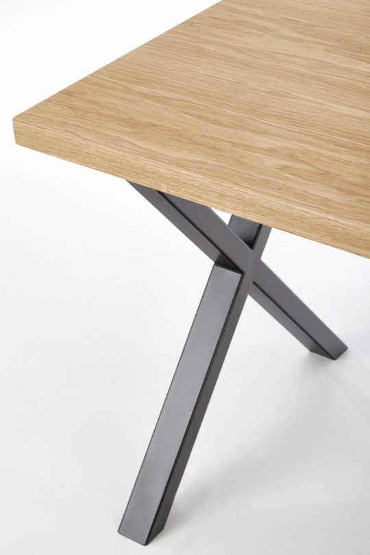 Matbord \'Apex\' 160 x90 CM - Ek/Svart