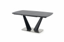Matbord \'Fangor\' 160-220cm - Grå/svart