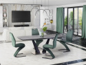 Matbord \'Fangor\' 160-220cm - Grå/svart