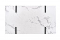 Soffbord \'Blanca\' - Vit marmor
