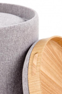 Sittpuff/Sidobord \'Aviko\' 2/Set - Grå