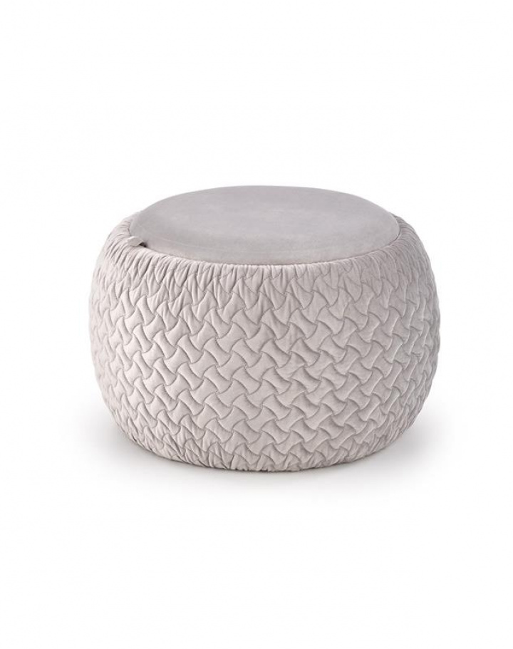 Sittpuff/Sidobord 'Bono' - Grå