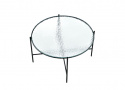 Soffbord \'Modena\' - Transparent / Svart