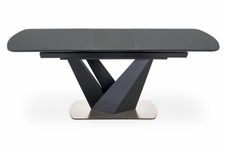 Matbord \'Patrizio\' 160-200cm - Grå/svart i gruppen Möbler / Bord / Matbord hos Reforma (2010001188315)