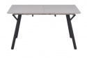 Matbord \'Viksten\' 140-180x80cm - Svart/Grå