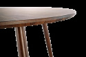 Matbord \'Runsvik\' Runt 110cm - Valnöt