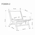 Fåtölj \'Foden\' - Rotting/natur