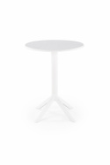 Matbord \'Calvo\' Runt 60cm - Vit