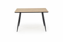 Matbord \'Barto\' 120cm - Natur/svart