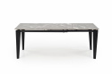 Matbord \'Felix\' 141-201cm - Grå/svart