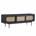 TV-bänk \'Trend\' - Svart/Natur